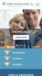 Mobile Screenshot of corephysicians.org